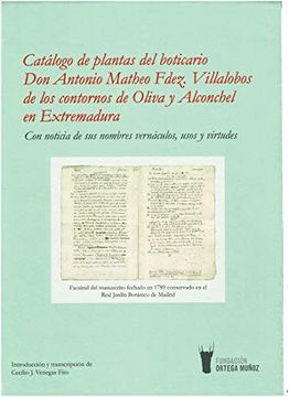 portada Catalogo de Plantas de Contornos de Oliva y Alconchel Extre (en Portugués)