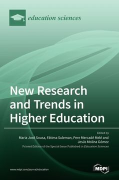 portada New Research and Trends in Higher Education (en Inglés)