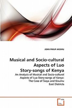 portada musical and socio-cultural aspects of luo story-songs of kenya (en Inglés)