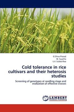 portada cold tolerance in rice cultivars and their heterosis studies (en Inglés)