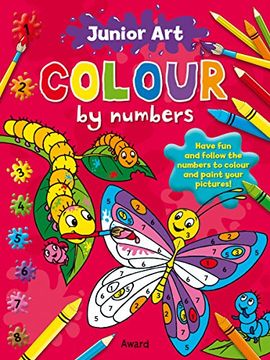 portada Colour by Numbers - Mermaid: Featuring a Picture of the Finished Page for Extra Guidance - for Ages 5 and Over. (en Inglés)
