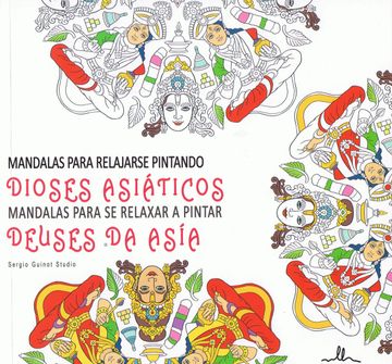 portada Mandalas Para Relajarse Pintando Dioses Asiaticos (in Spanish)