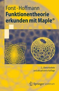 portada Funktionentheorie Erkunden Mit Maple (Springer-Lehrbuch)