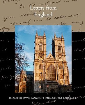 portada letters from england (en Inglés)