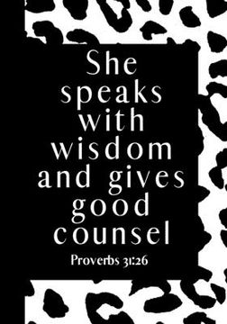 portada She Speaks with Wisdom and Gives Good Counsel: Animal Print