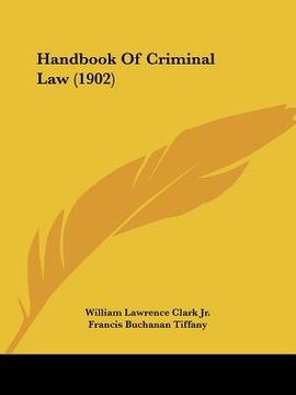 portada handbook of criminal law (1902) (en Inglés)