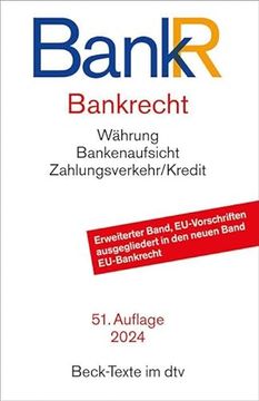 portada Bankrecht: Rechtsstand: 1. Februar 2024 (Beck-Texte im Dtv)