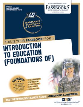 portada Introduction to Education (Foundations Of) (Dan-22): Passbooks Study Guide Volume 22 (en Inglés)