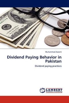 portada dividend paying behavior in pakistan (en Inglés)