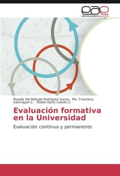 portada Evaluación formativa en la Universidad: Evaluación continua y permanente (Spanish Edition)
