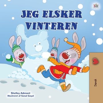 portada I Love Winter (Danish Children's Book) (in Danés)