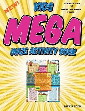 portada Kids Mega Maze Activity Book (en Inglés)