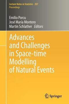 portada advances and challenges in space-time modelling of natural events