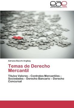 portada Temas de Derecho Mercantil: Títulos Valores - Contratos Mercantiles - Sociedades - Derecho Bancario - Derecho Concursal