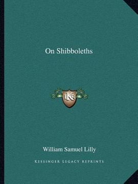 portada on shibboleths (in English)