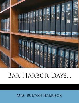 portada bar harbor days... (en Inglés)