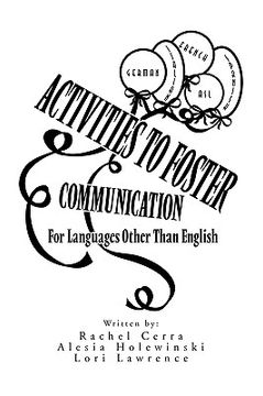 portada activities to foster communication (en Inglés)