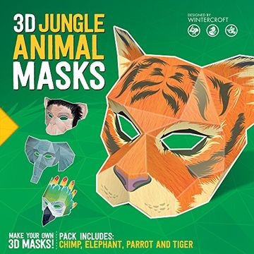 portada 3D Jungle Animal Masks
