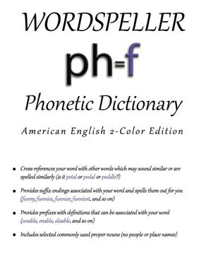 portada Wordspeller Phonetic Dictionary: American English 2-Color Edition