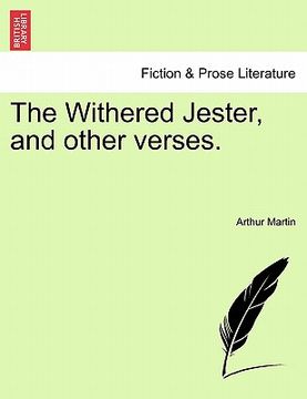 portada the withered jester, and other verses. (en Inglés)