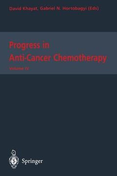 portada progress in anti-cancer chemotherapy 4 (en Inglés)