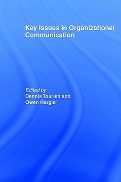 portada key issues in organizational communication (en Inglés)