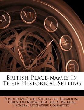 portada british place-names in their historical setting (en Inglés)