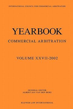 portada yearbook of commercial arbitration 2002 (in English)