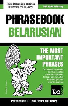 portada English-Belarusian phrasebook and 1500-word dictionary (in English)