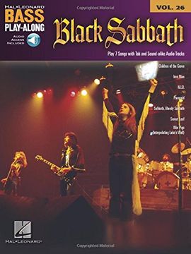 portada Black Sabbath Bass Play-Along Volume 26 Book/Online Audio (in English)