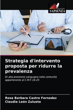portada Strategia d'intervento proposta per ridurre la prevalenza (en Italiano)