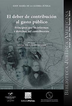 portada Deber de Contribucion al Gasto Publico, el