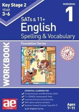 portada KS2 Spelling & Vocabulary Workbook 1: Foundation Level (Paperback) (in English)