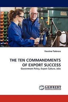 portada the ten commandments of export success (en Inglés)