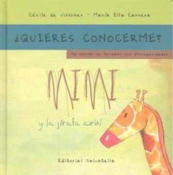 portada Mimi y la jirafa azul -t.d.: ¿Quieres conocerme? 3 bis (in Spanish)