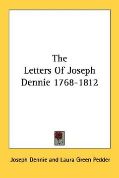 portada the letters of joseph dennie 1768-1812