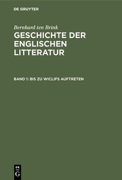 portada Bis zu Wiclifs Auftreten (in German)