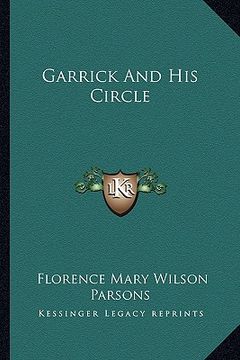 portada garrick and his circle (en Inglés)