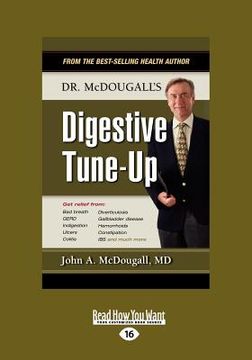 portada dr. mcdougall's digestive tune-up (large print 16pt) (en Inglés)