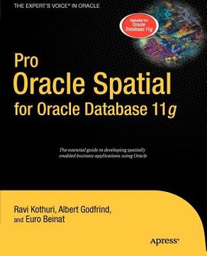portada pro oracle spatial for oracle database 11g