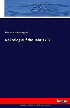 portada Nekrolog auf das Jahr 1792 (German Edition)