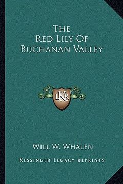 portada the red lily of buchanan valley (en Inglés)