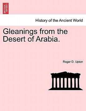 portada gleanings from the desert of arabia. (en Inglés)