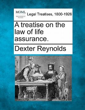 portada a treatise on the law of life assurance. (en Inglés)