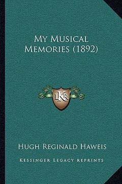 portada my musical memories (1892)