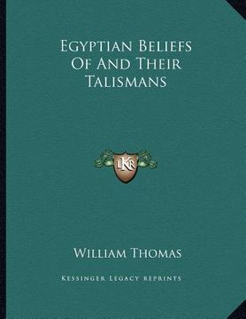 portada egyptian beliefs of and their talismans (in English)