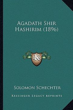 portada agadath shir hashirim (1896) (in English)