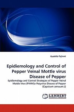 portada epidiemology and control of pepper veinal mottle virus disease of pepper