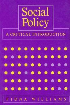 portada social policy: a critical introduction (in English)