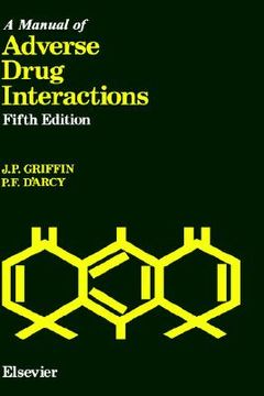 portada a manual of adverse drug interactions (en Inglés)